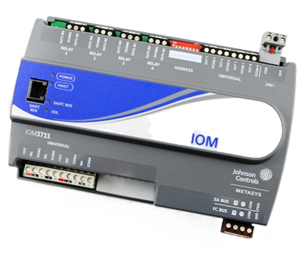 Johnson Controls MS-IOM3711-0 Metasys IOM3711 Input/Output Module - Image 1