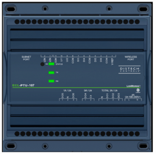 Distech CDIL-PTU107XXX-00 ECL-PTU-107 LonMark Programmable Room Controller - Image 1
