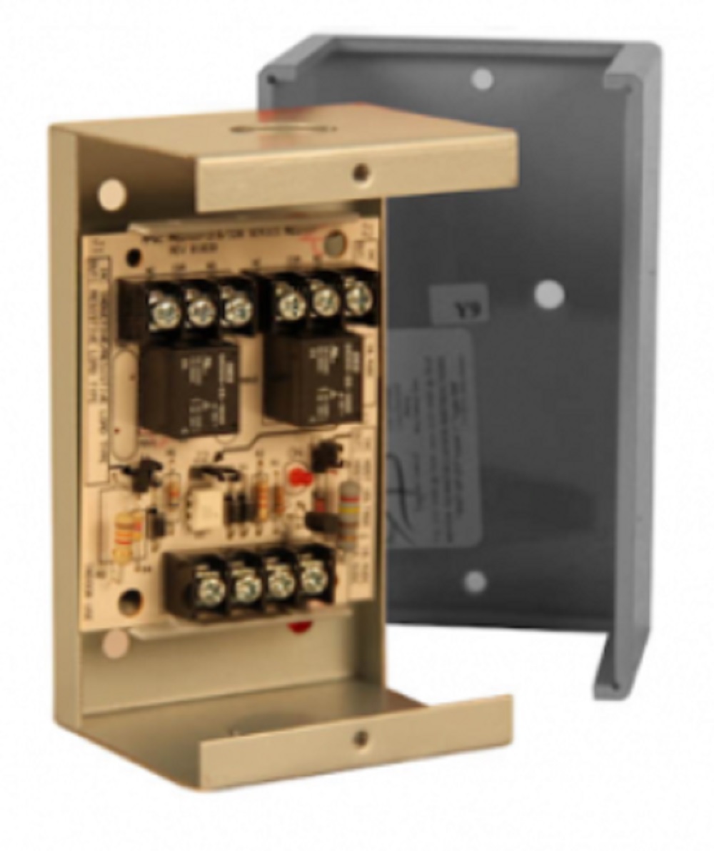 Simplex Grinnell 2088-9010 One-Position DPDT Relay, Track Mount With Cover - Image 1