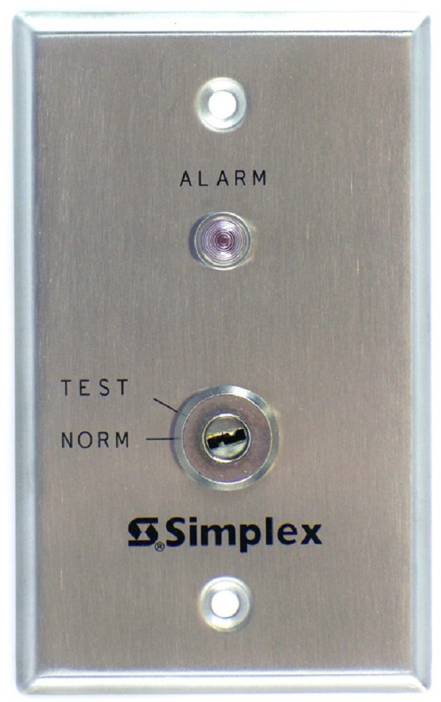 Tyco Simplex Grinnell 2098-9806 Remote Fire Alarm Indicator Test Switch Station - Image 1
