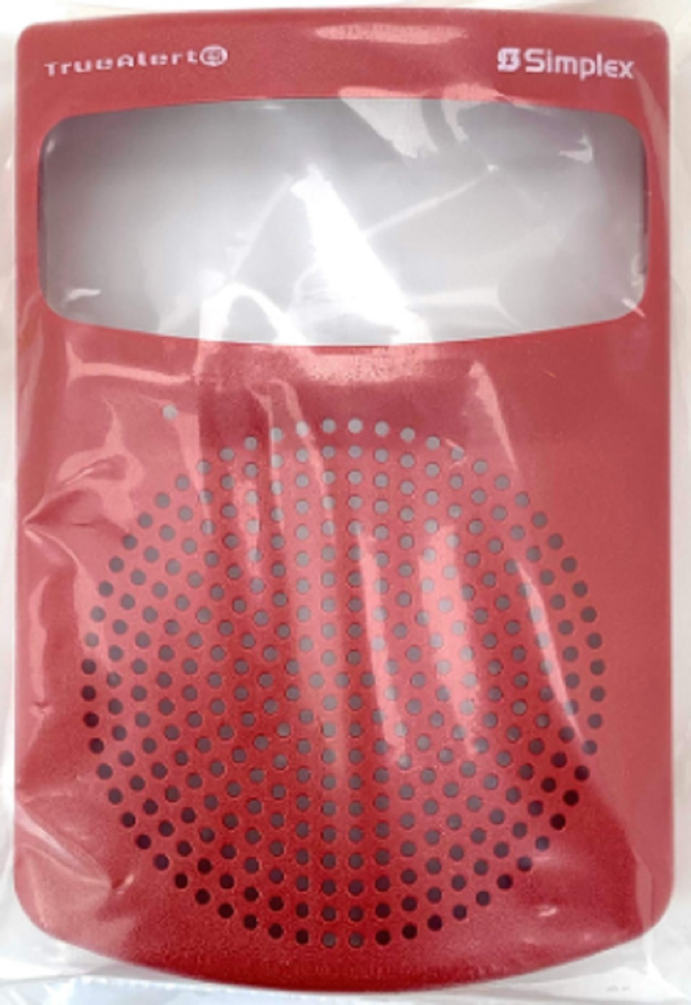 Simplex Grinnell 49SVC-WRFIRE TrueAlert SV Wall Cover, Red - Image 1
