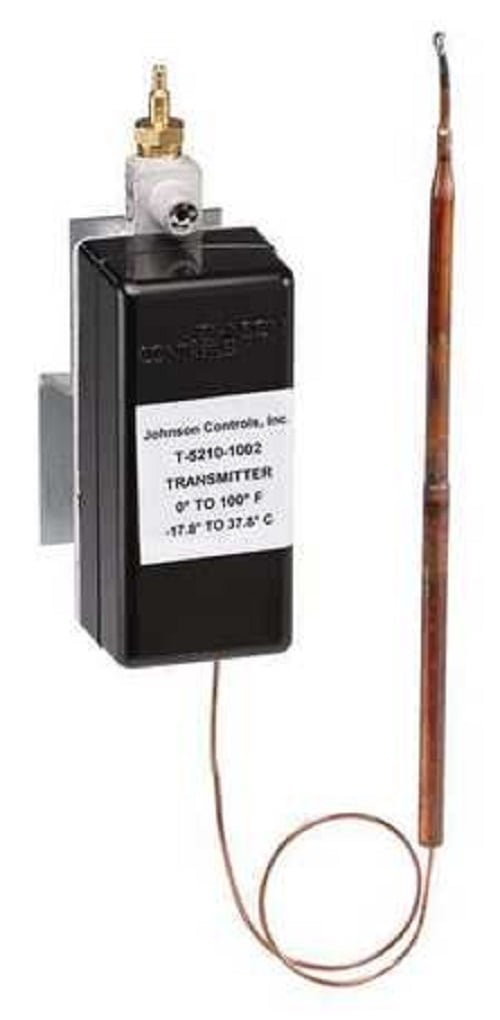 Johnson Controls T-5210-1009 Averaging Transmitter w/ 8' Capillary (0-100F) - Image 1