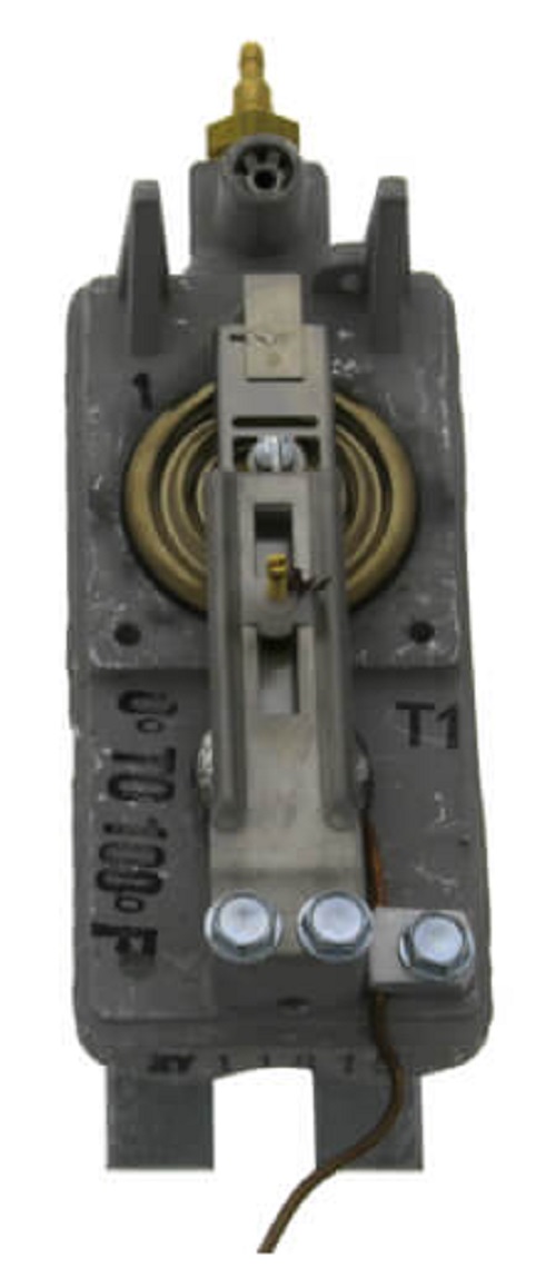 Johnson Controls T-5210-1002 Pneumatic Temperature Transmitter w/ 5-1/2" Cap - Image 1