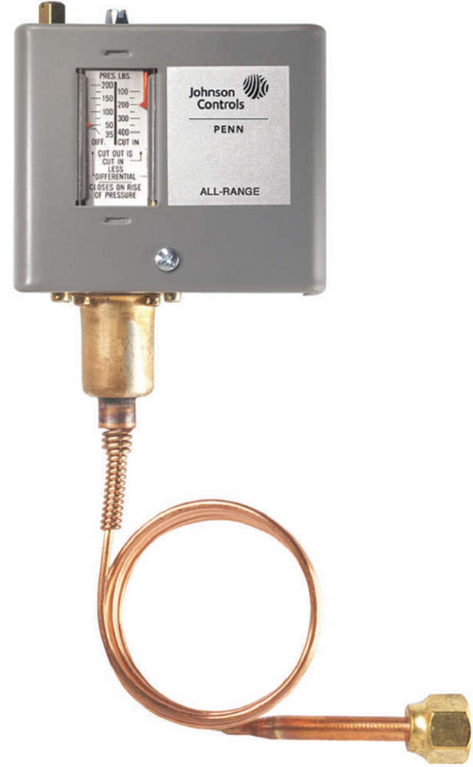 Johnson Controls P70AA-2C Head Pressure Fan Cycling Control w/Auto Reset - 0/150 - Image 1
