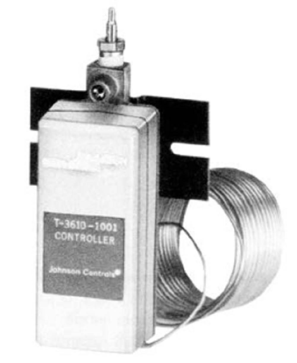 Johnson Controls T-3610-1003 Pneumatic Low Limit Thermostat, 18 in Rigid Stem - Image 1