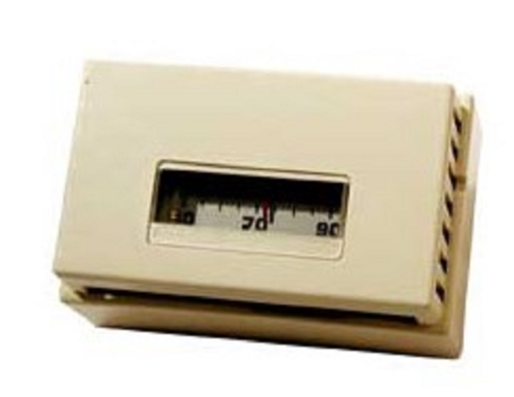 KMC Controls CTE-5104-10 Dual Thermostat, DA Cooling with Reheat, Horiz, F - Image 1