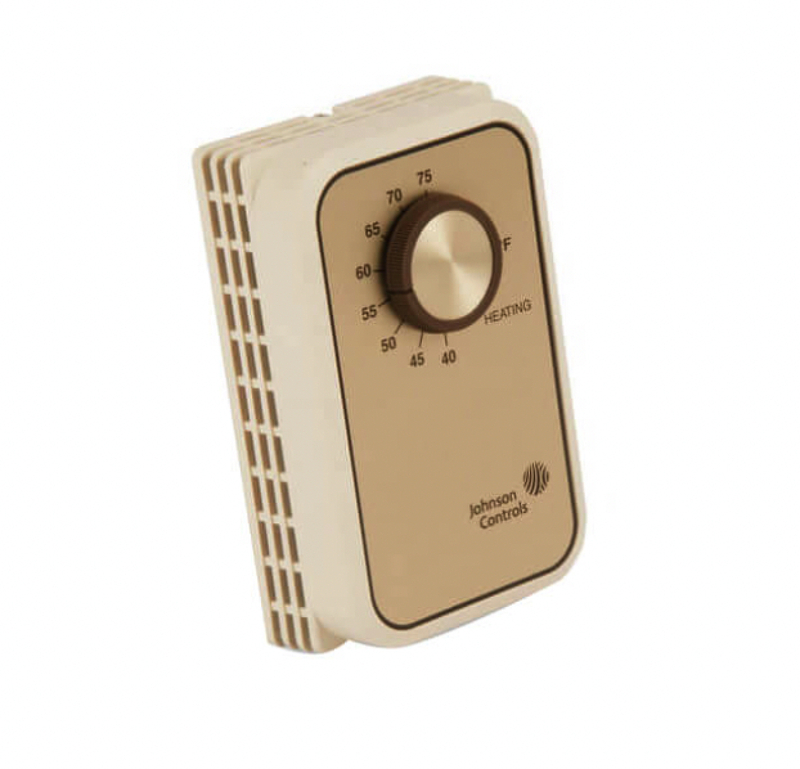 Johnson Controls T26A-14C 120/208/240/277V SPDT Thermostat (40-75F) - Image 1
