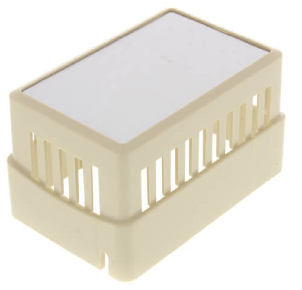 Johnson Controls T-4000-2138 Beige Thermostat Cover Plate, Vertical Horizontal - Image 1