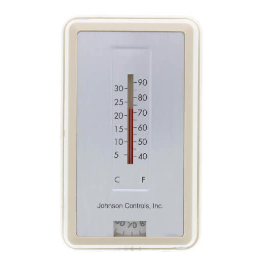 Johnson Controls T-4100-1 Direct Acting Non-Relay Vertical Pneumatic Thermostat - Image 1