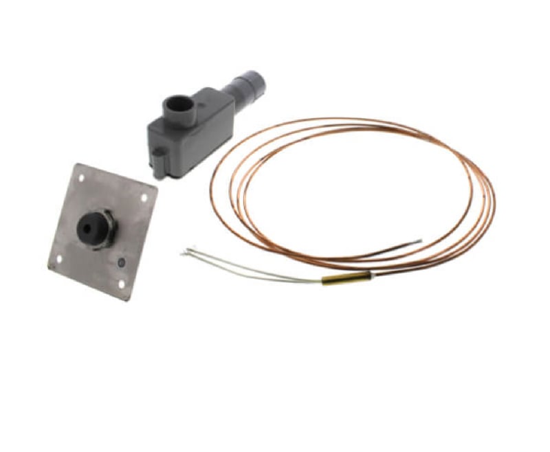 Johnson Controls TE-6351M-1 8" Duct Mount Nickel Wire Temperature Sensor, 1k ohm - Image 1