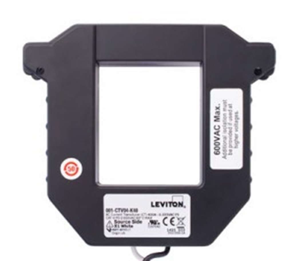 Leviton Veris CTV04-K40 VerifEye, Sub-Metering Current Transformer, 400A - Image 1