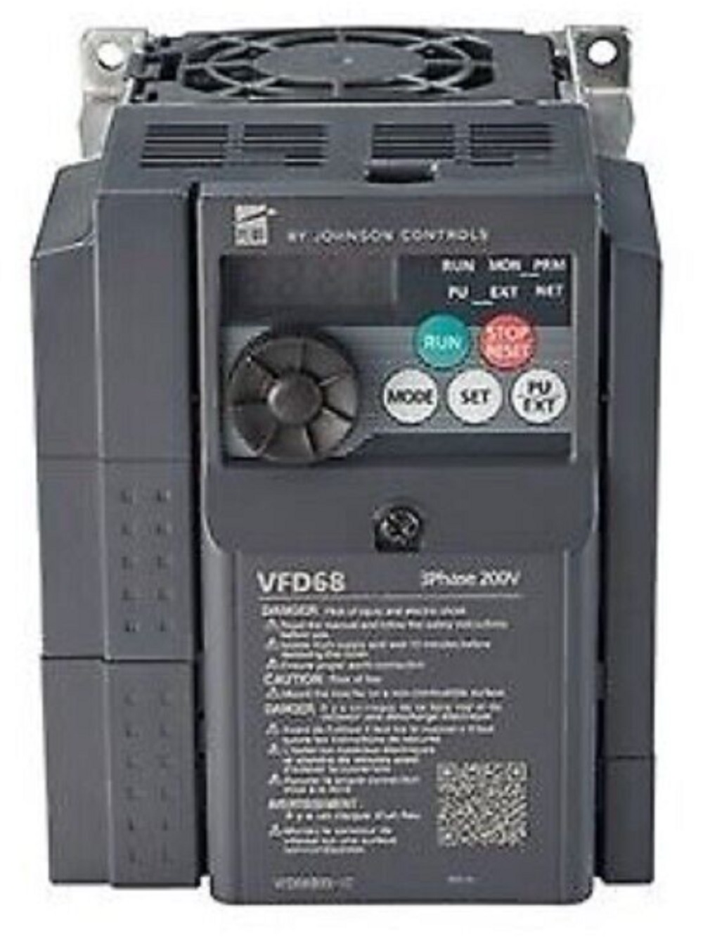 Johnson Controls VFD68BCB-2C VFD68 Variable Frequency Drive, 230VAC 0.2kW 1/4HP - Image 1