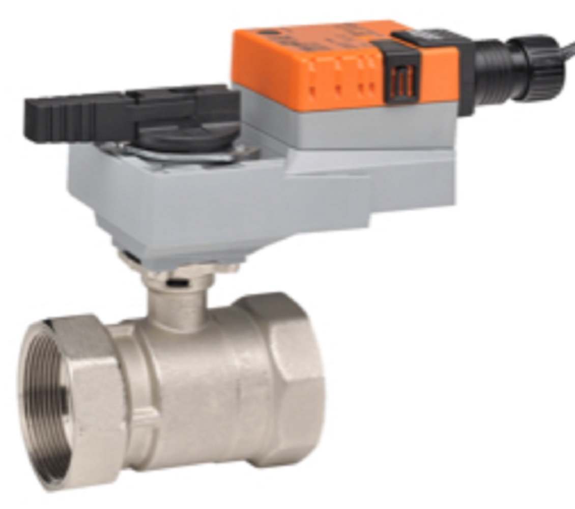 Belimo B224+LRB24-SR Characterized Control Valve (CCV), 1", 2-Way, Cv 19 - Image 1