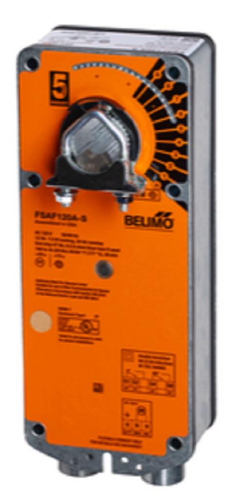Belimo FSAF120A Fire & Smoke Actuator, 180 in-lb [20 Nm], Spring Return, AC 120V - Image 1