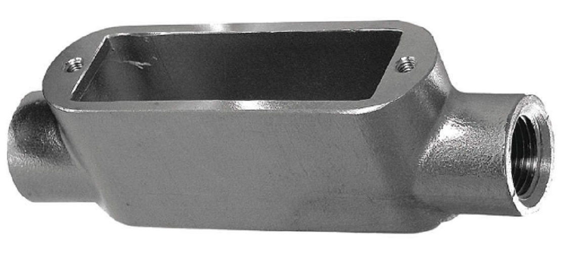 Calbrite S61000CE00 Type C Conduit Body, 1 in NPT, 316SS 316 Stainless Steel - Image 1