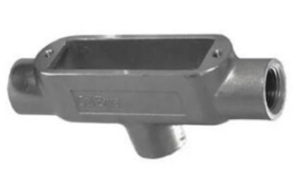 Calbrite S60500TB00 TB Style Conduit Body, 1/2 in NPT, 316 Stainless Steel 316SS - Image 1