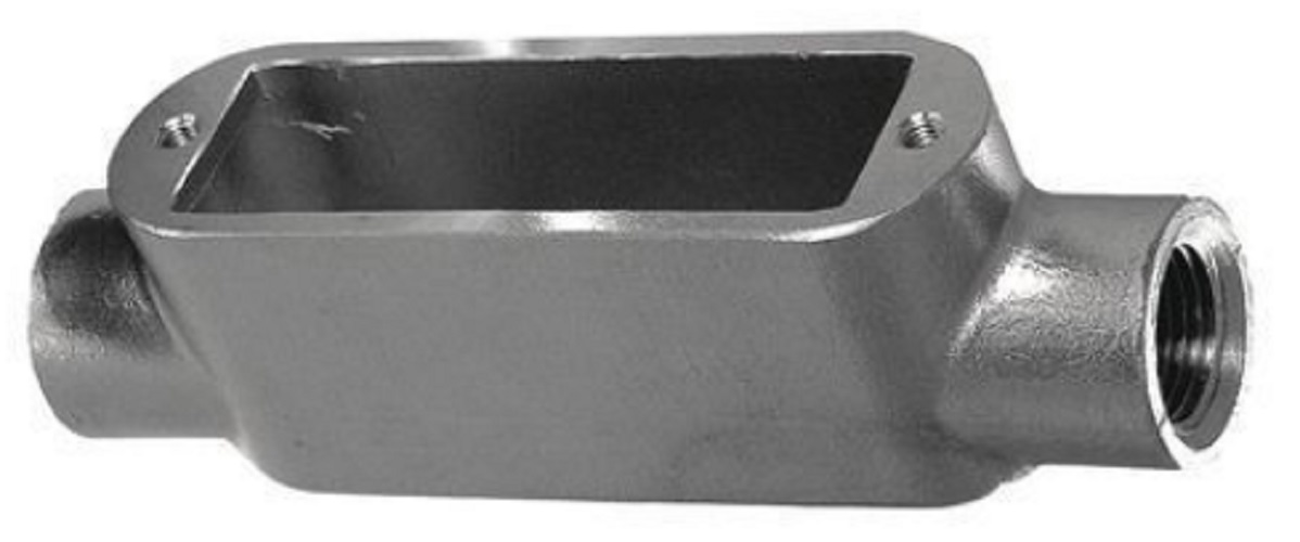 Calbrite S61500CE00 C Style Conduit Body, 1-1/2 in NPT, 316 Stainless Steel - Image 1