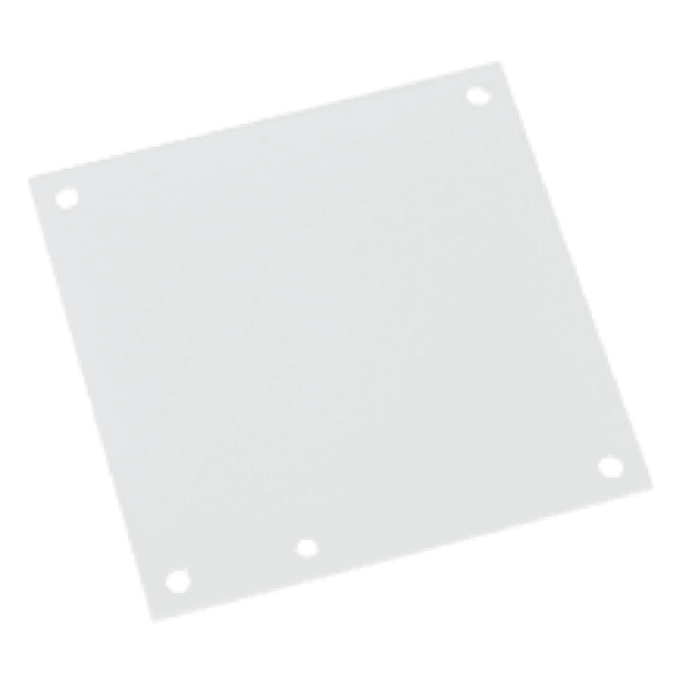 Hoffman A6P6 Internal Panel, For Junction Box, Steel, Fits 6x6, 4.88 x 4.88 - Image 1