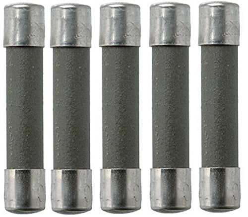 Bussmann ABC-10 10 Amp Fast Acting Ceramic Tube Electrical Fuse, 250V, 5 Units - Image 1