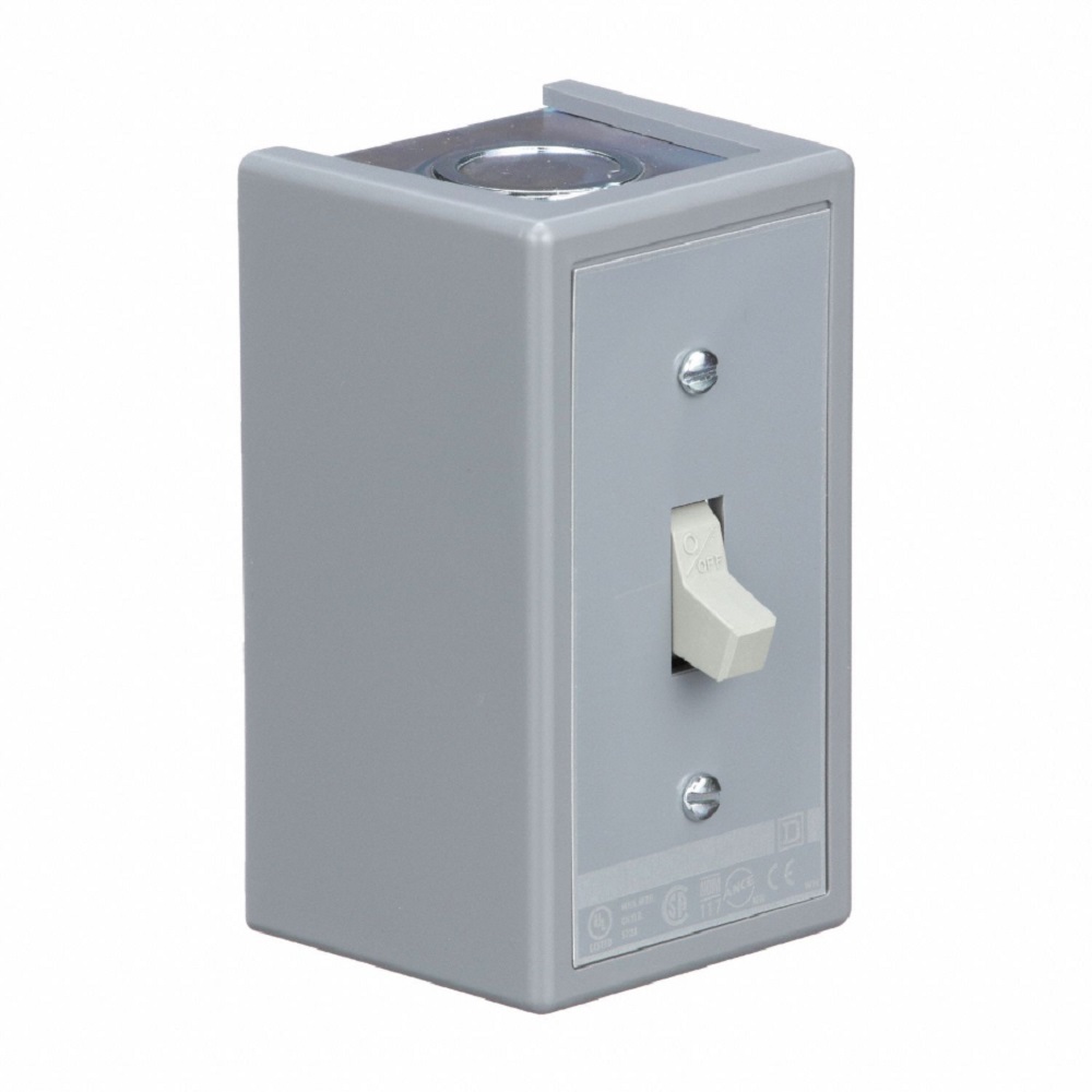 Square D 2510KG1 Manual Motor Switch, 30 Amps AC, Toggle Operator - Image 1
