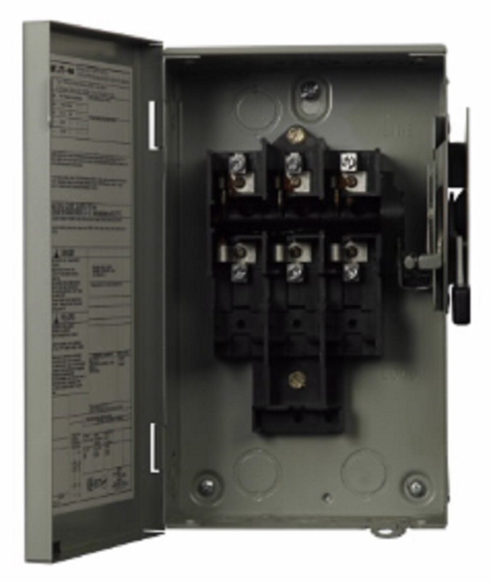 Cutler-Hammer Eaton DG321UGB Safety Switch General Duty 3P 30A 240V 50/60Hz - Image 1