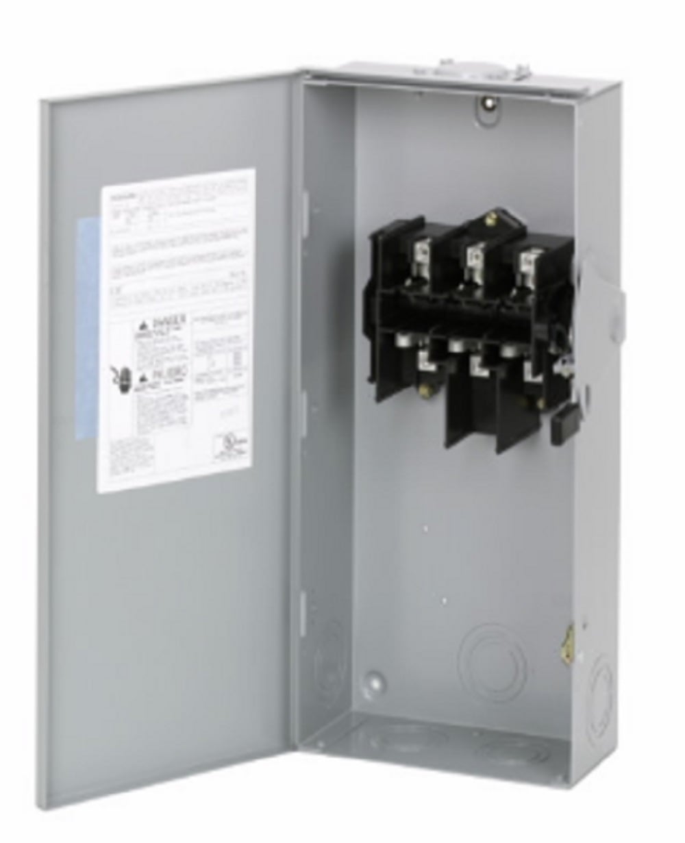 Cutler-Hammer Eaton DG323URB Safety Switch General Duty 3P 100A 240V 50/60Hz 3R - Image 1