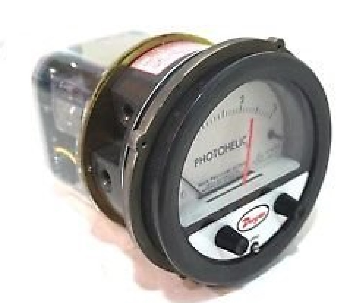 Dwyer Instruments 3003 Series 3000 Photohelic Pressure Switch Gage Range 0-3" WC - Image 1