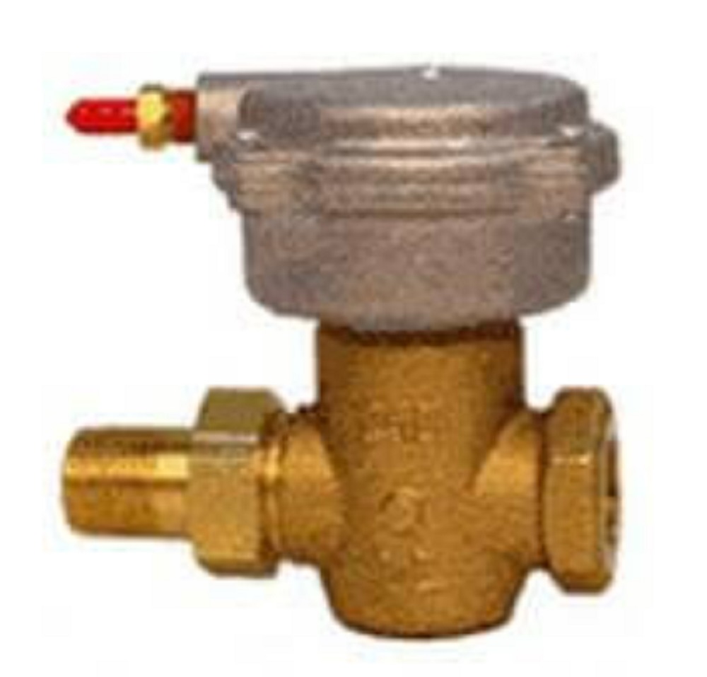 Siemens 257-02045 3/4" F x UM Normally Open Valve Assembly, 3-8 psi, 6.3 Cv - Image 1