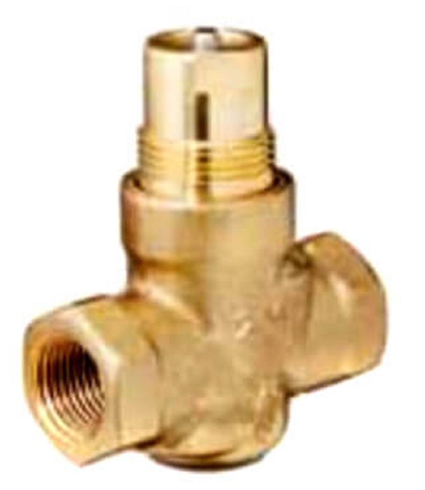 Siemens 599-02015 1/2" 2-Way N/C Stainless Steel Globe Valve Body, Female x Fem - Image 1