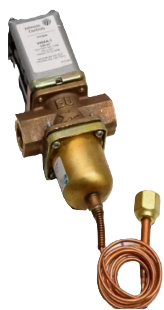 Johnson Controls V46AA-38C 3/8" Water Valve, 70/260 PSIG, Queen Prod 11-0424-21 - Image 1
