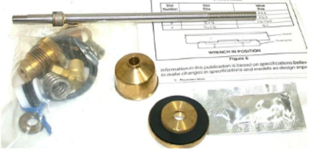 Siemens 591-967 Powers Controls Valve Rebuild Repack Kit, For Flowrite 2 Inch - Image 1