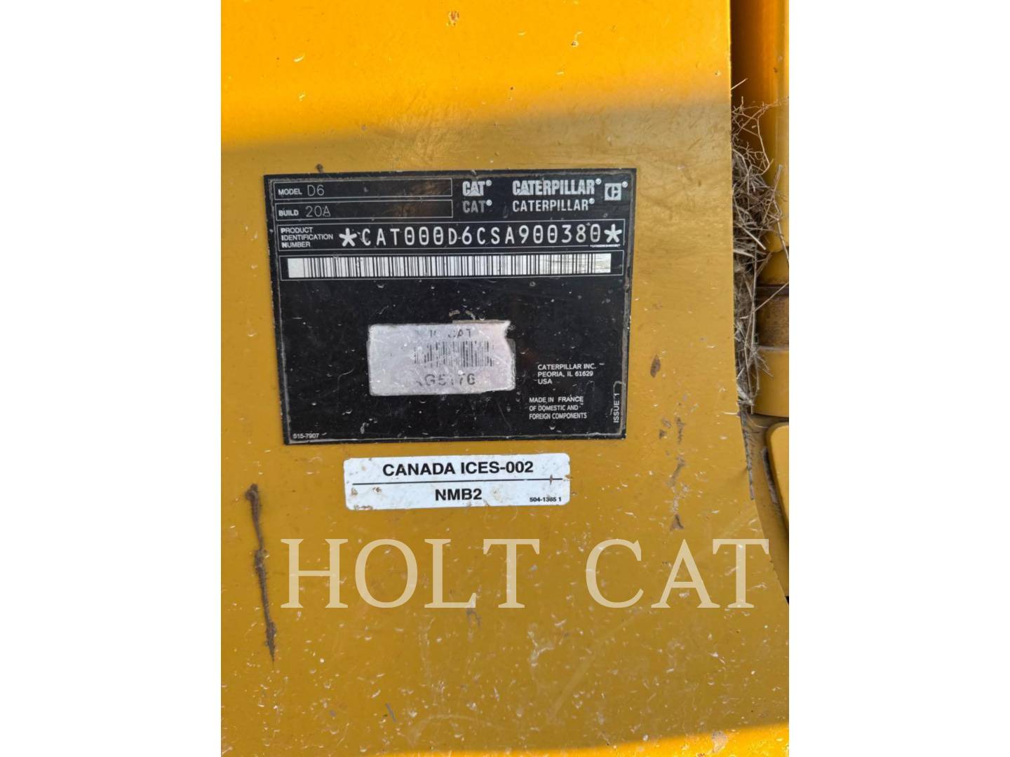 Caterpillar D6, Crawler Dozer, 3409 hours, S/N: SA900380, 2020 - Image 6