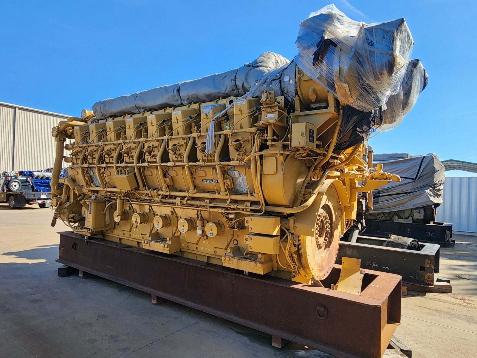 4735 HP @ 1000 RPM, Caterpillar #G3616, Natural gas compression engine fully overhauled - Image 4