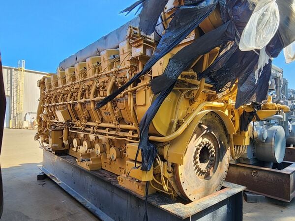 4735 HP @ 1000 RPM, Caterpillar #G3616, Natural gas compression engine fully overhauled - Image 8
