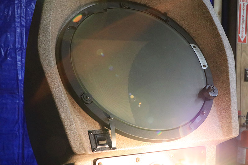 14" Scherr-Tumico #20-3500, bench type optical comparator, 10X/20X lenses, surface illumination, Quadra-Chek - Image 6