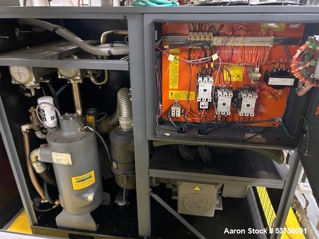 294 cfm, 107 psig, Atlas Copco #GA45, Rotary Screw Air Compressor, 60 HP, 3550 RPM, enclosure - Image 3
