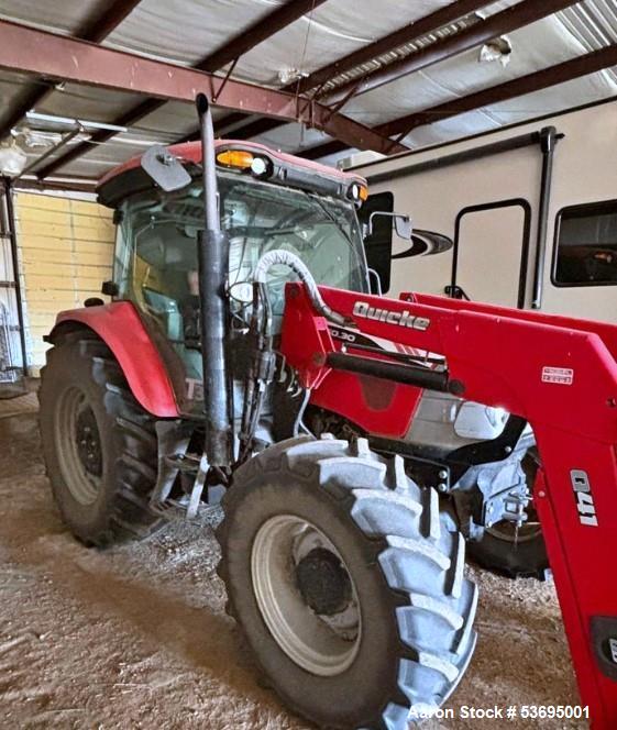 McCormick #X60.30, Utility Tractor, Quicke frontloader, Bucket and baler attachments included, 2012 - Image 1
