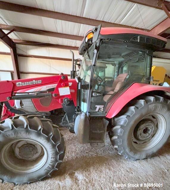 McCormick #X60.30, Utility Tractor, Quicke frontloader, Bucket and baler attachments included, 2012 - Image 2