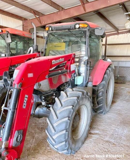McCormick #X60.30, Utility Tractor, Quicke frontloader, Bucket and baler attachments included, 2012 - Image 3