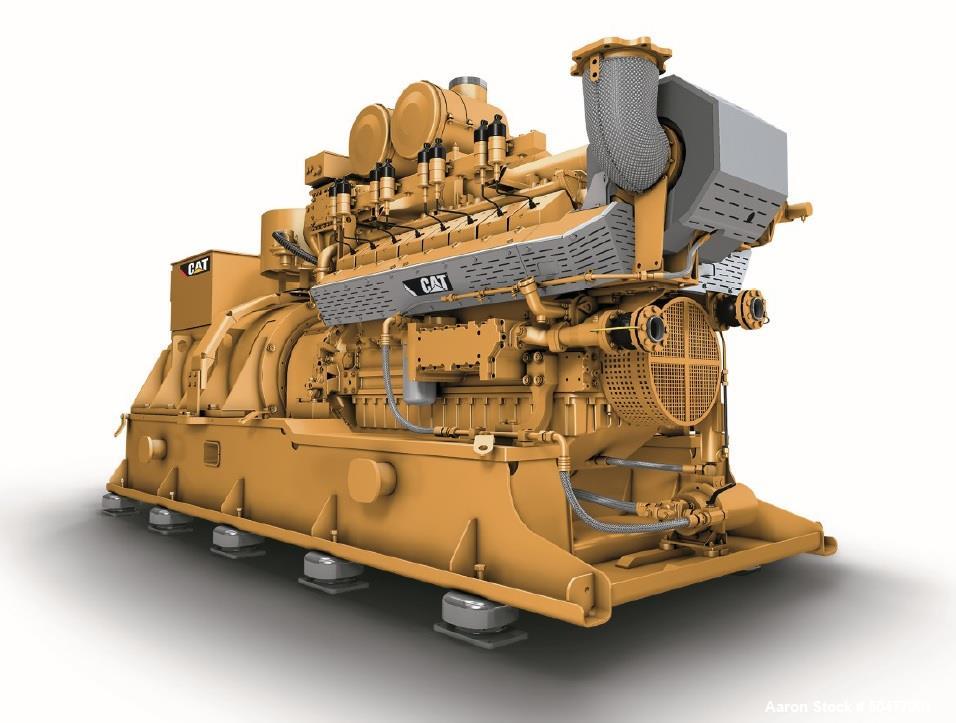 1556 KW Caterpillar #CG170-16 Cogeneration Natural Gas Generator System, 4160 Volts, 2017 unused - Image 1