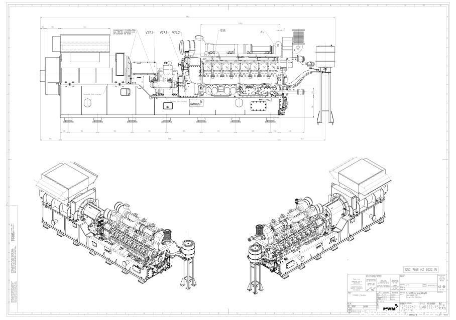 1556 KW Caterpillar #CG170-16 Cogeneration Natural Gas Generator System, 4160 Volts, 2017 unused - Image 6