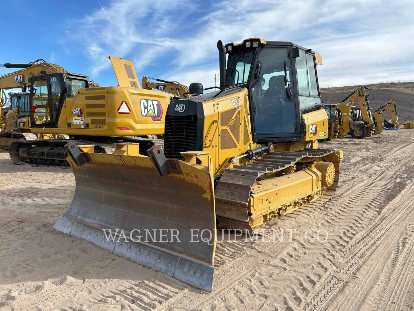 Caterpillar D3, Crawler Dozer, 75 hours, S/N: XKW04469, 2023 - Image 1