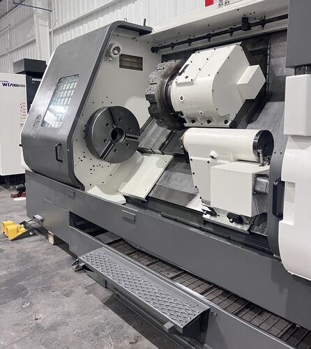 Hwacheon #Hi-Tech-700, CNC turning center, 35.4" swing, 24" chuck, 3-jaw, 4.9" bar, 80" centers, 27.56" dia. - Image 10