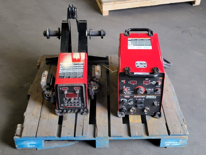 Lincoln Electric #Flextec-350X, welder with 84 dual wire feeder - Image 1