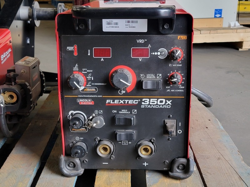 Lincoln Electric #Flextec-350X, welder with 84 dual wire feeder - Image 6
