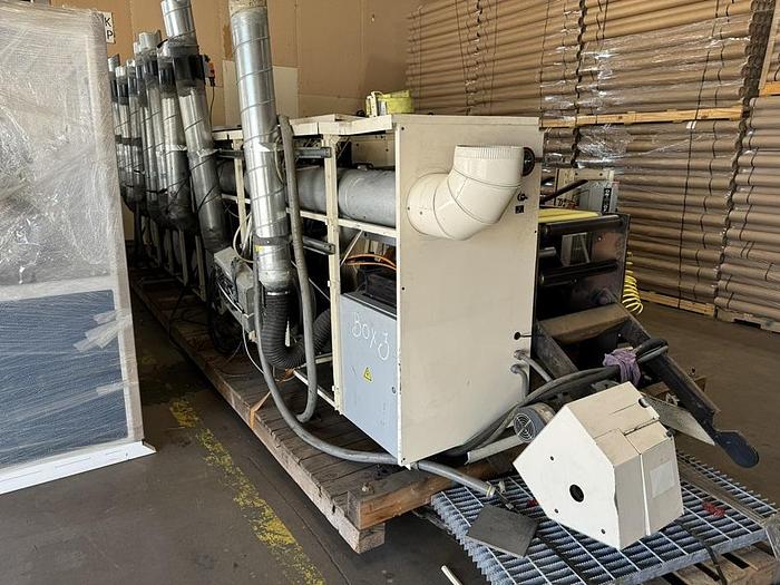 Nilpeter #FB4300, 15" wide 8-color flexo press, 1 die cutting station, gas drying, complete - Image 3
