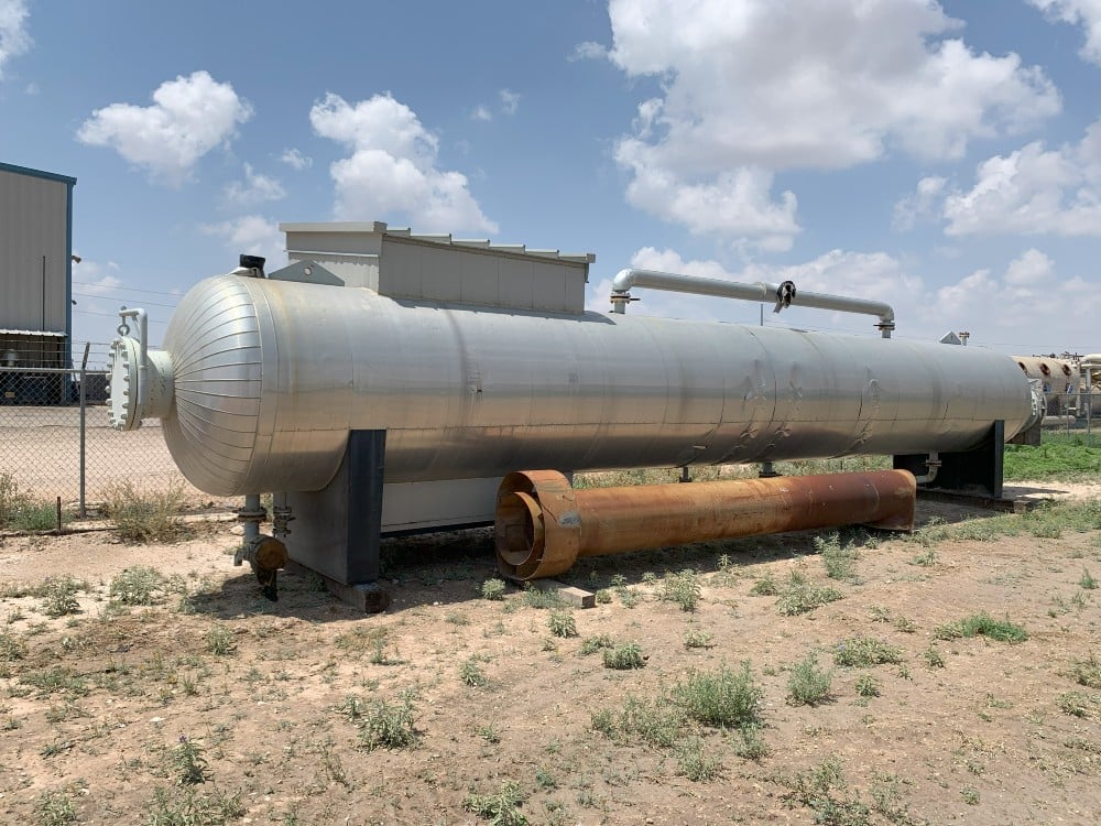 Presson/Enerflex Systems Direct Fired Amine Reboiler, 66" OD x 40' straight side, 24" firetube - Image 3