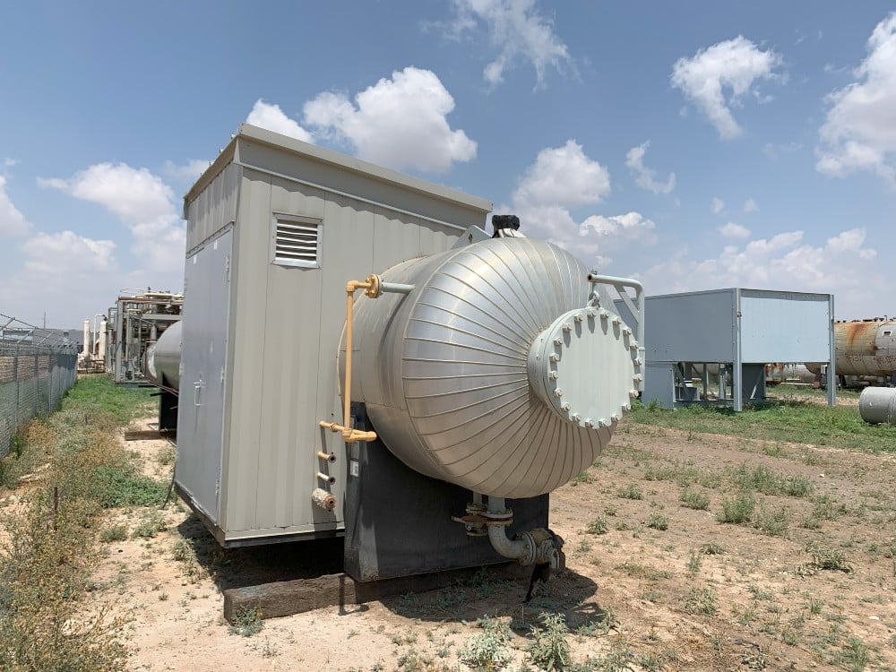 Presson/Enerflex Systems Direct Fired Amine Reboiler, 66" OD x 40' straight side, 24" firetube - Image 4