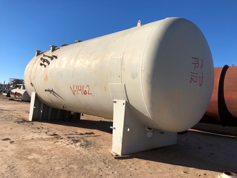39080 gallon 162" ID x 384" -0" straight side, National Tank Co., flash tank, SA 516 70 Mat' l, MAWP 75 psi @ - Image 2