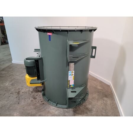 6715 cfm @ 1 WG S.P., New York Blower, tubular centrifugal blower, 3 HP Baldor Reliance motor, 460 V. - Image 4